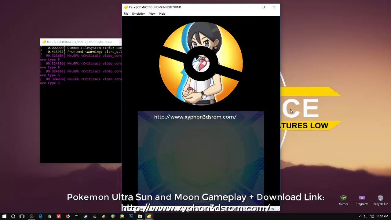 pokemon moon 3ds decrypted citra download